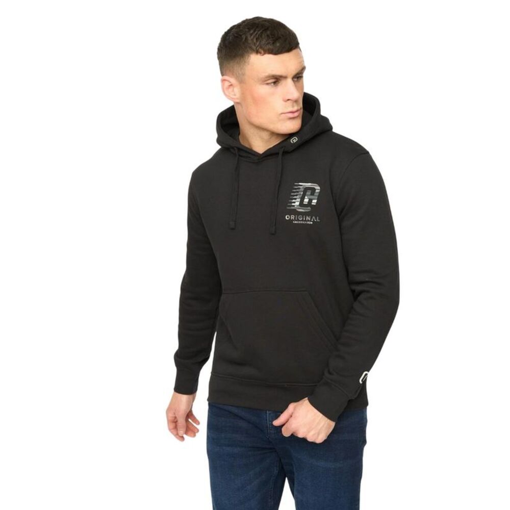Crosshatch Mens Winchamp Hoodie / Black